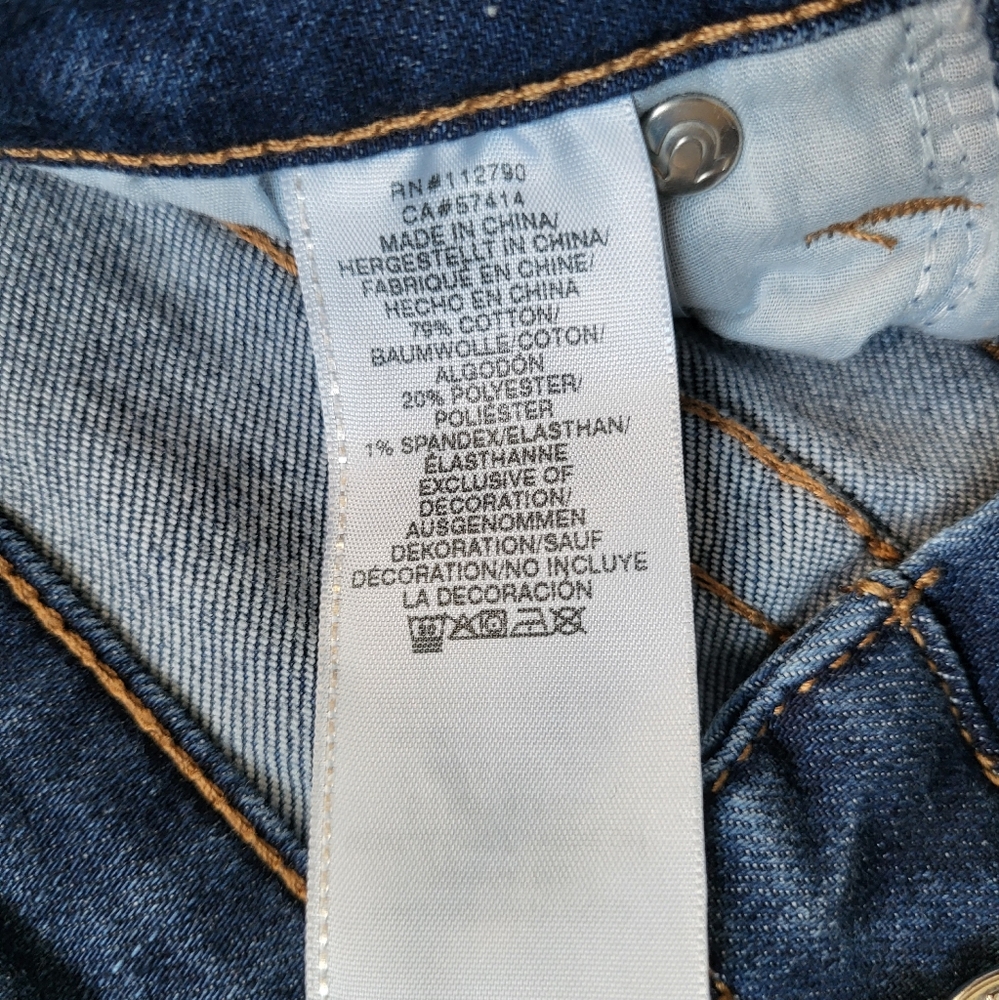 True Religion Womans Ankle Slit Halle Mid Rise Capri Skinny Jeans Size 27 - Picture 7 of 12